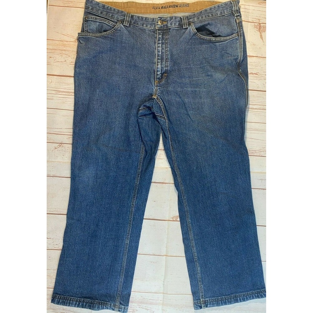 Duluth Trading Co Flex Ballroom Jeans Mens Size 42X30 Work Fit Denim Pants